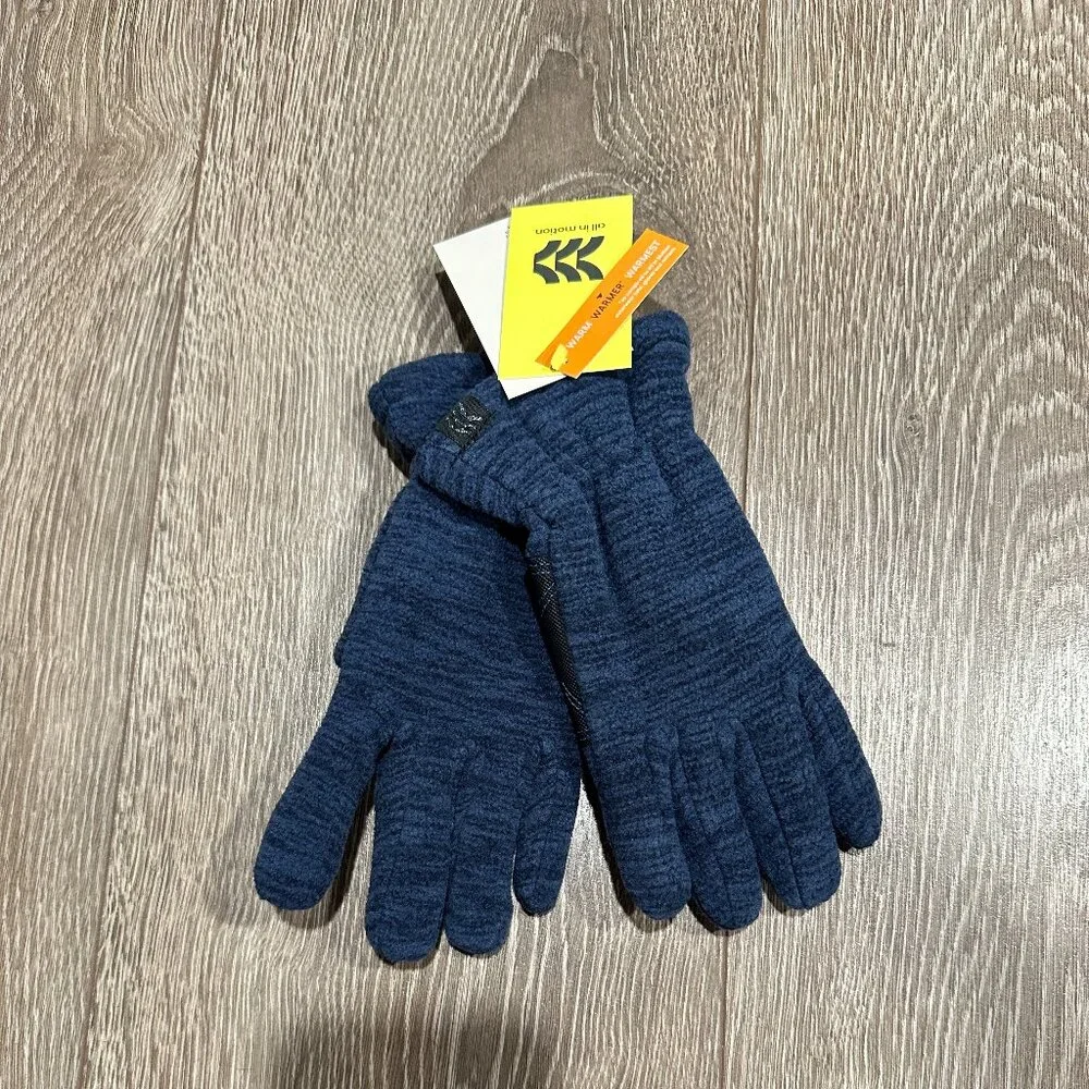 Kid's Fleece Running Glove-Blue-Size 4-7-All In Motion
